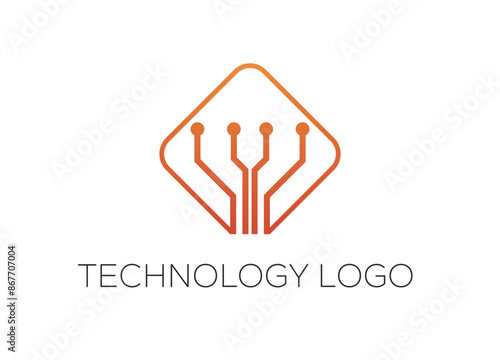 Vector templates for information technology logos