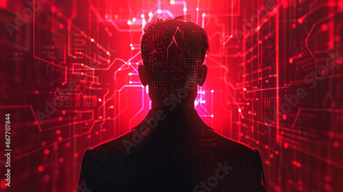 masthead background image on cybersecurity theme photo