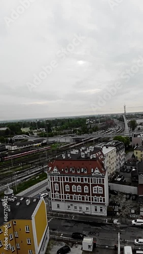 Take an exclusive aerial tour of Opole, Poland, and discover the citys hidden gems from a birds eye view. Our drone footage captures breathtaking panoramic shots of Opoles historic center, including