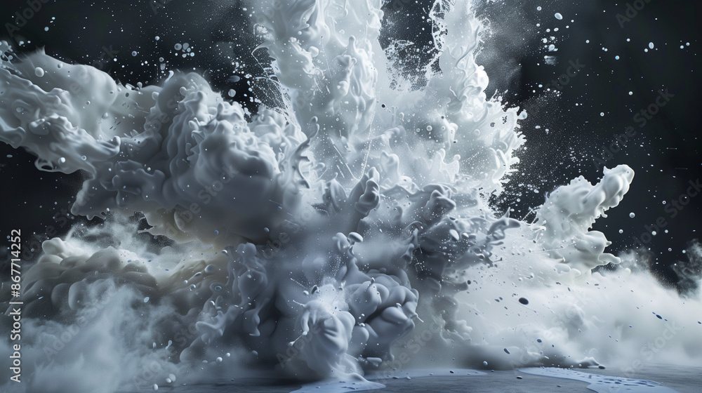 Exploding Colorful Paint Exploding Colorful Paint