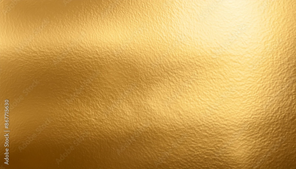 Gold foil background with light reflections Gold foil background with light reflections