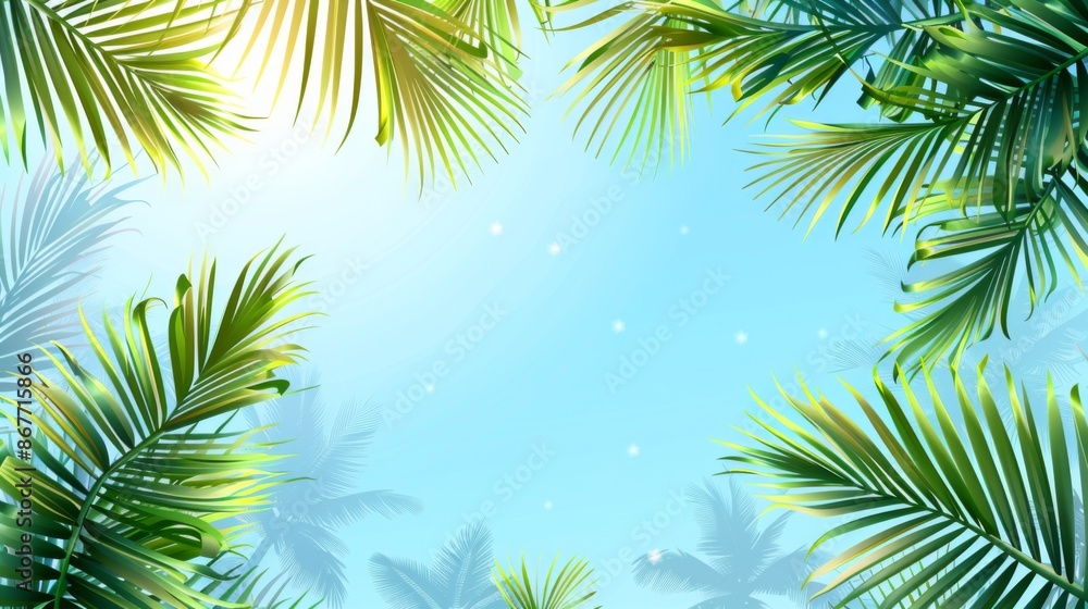 palm leaves on blue sky background --ar 16:9 --style raw Job ID: 1b00f4fe-59a8-44e7-953c-4b6518390a56 palm leaves on blue sky background --ar 16:9 --style raw Job ID: 1b00f4fe-59a8-44e7-953c-4b6518390a56