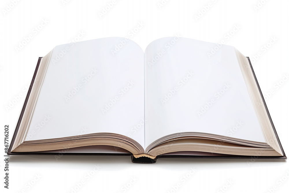 Clean and Minimalistic Photo Realistic Stock Photo of White Book on White Background Clean and Minimalistic Photo Realistic Stock Photo of White Book on White Background