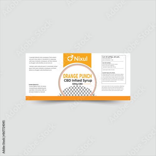Web   Print  label design Advertising sticker template premium oil labels Vitamin Organic  Alergen  Free Label Design Premium Design Labels label design template illustration Oil Vector Design Labels 