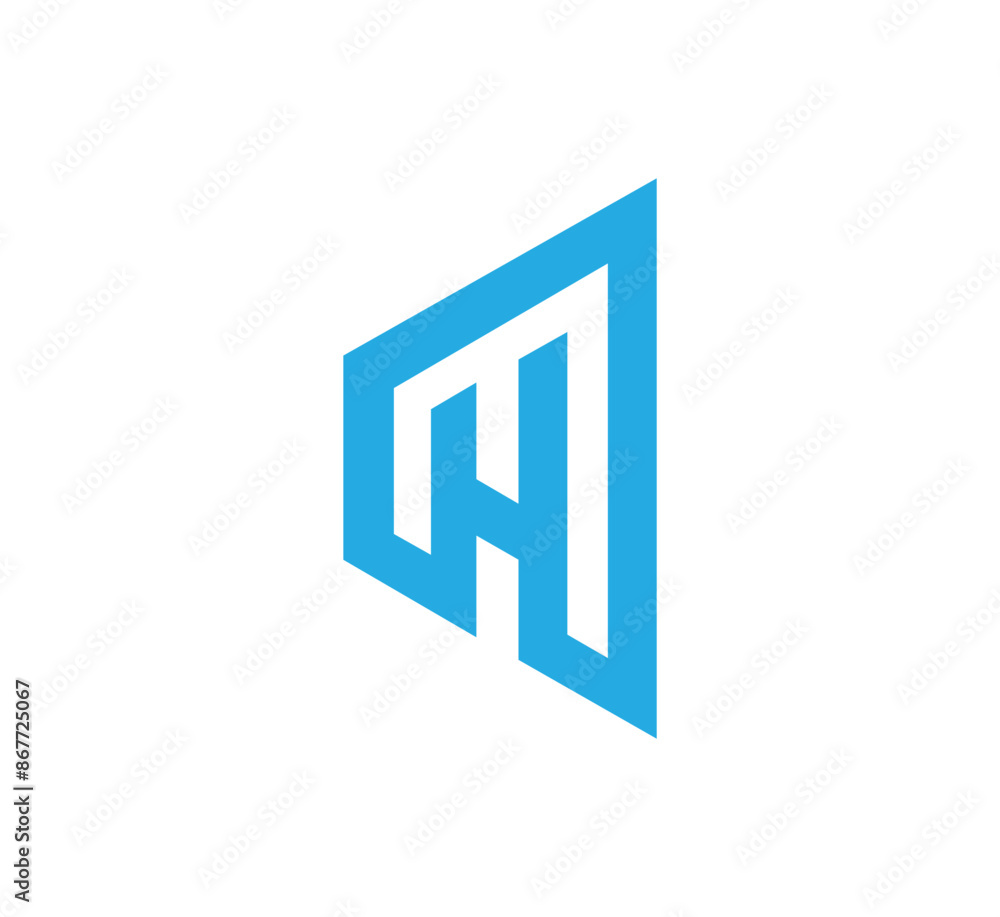 HM initial logo design vector HM initial logo design vector