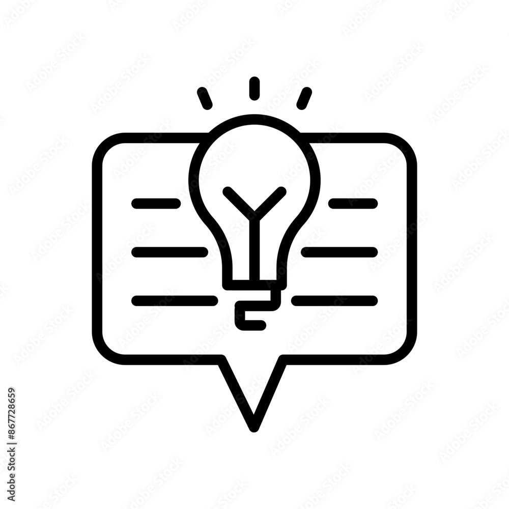 Suggestion Icon Set Idea and Feedback Illustrations for Communication and Business Suggestion Icon Set Idea and Feedback Illustrations for Communication and Business