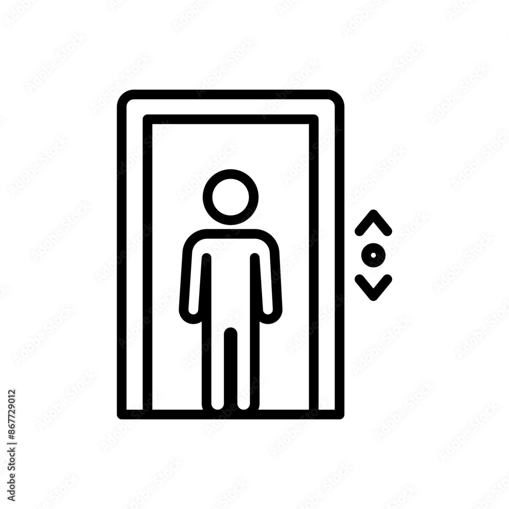 Elevator Lift Icon Set Vertical Transport Illustrations for Buildings and Architecture Elevator Lift Icon Set Vertical Transport Illustrations for Buildings and Architecture