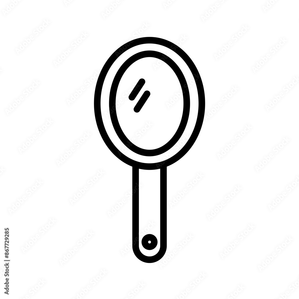 Mirror Icon Set Reflection Illustrations for Home and Beauty Mirror Icon Set Reflection Illustrations for Home and Beauty