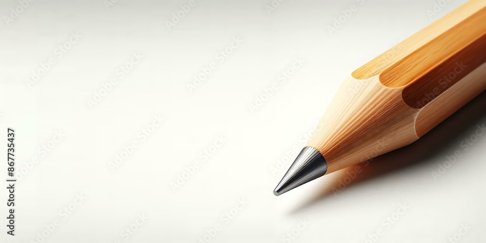 close up of a pencil isolated on a white background close up of a pencil isolated on a white background