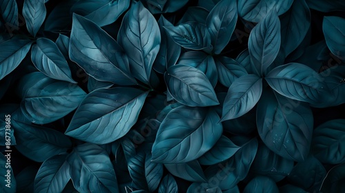 Abstract leaves background, a pattern that echoes nature's colors. Colorful plant texture, a representation of leaf design. © IgitPro
