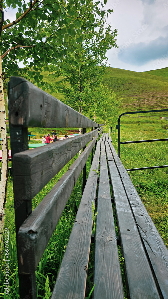 Fototapeta premium Outdoor bench