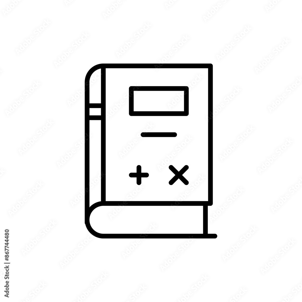 algebra line icon algebra line icon