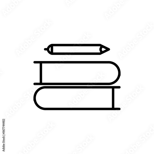 diary line icon