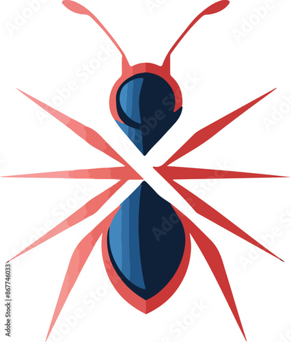 Ant Logo template vector illustration design