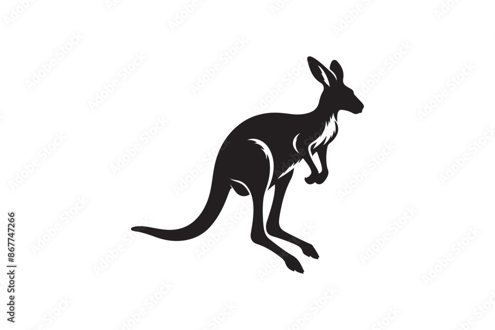 Kangaroo Silhouette vector Illustration 1.eps Kangaroo Silhouette vector Illustration 1.eps