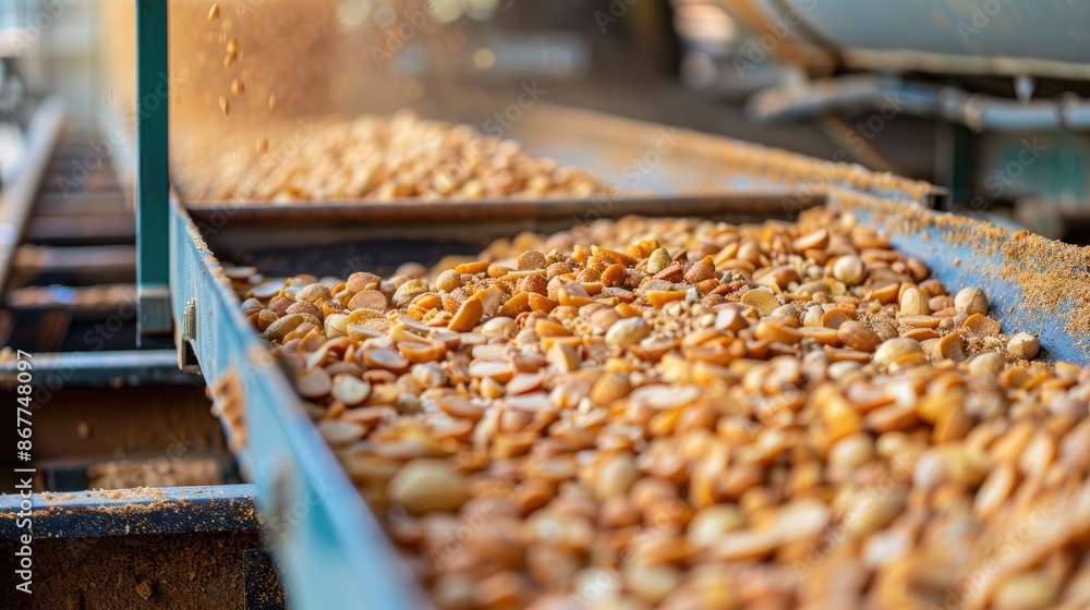 Selective focus on crispy peanut production
