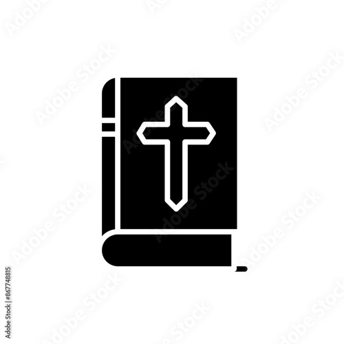 bible glyph icon