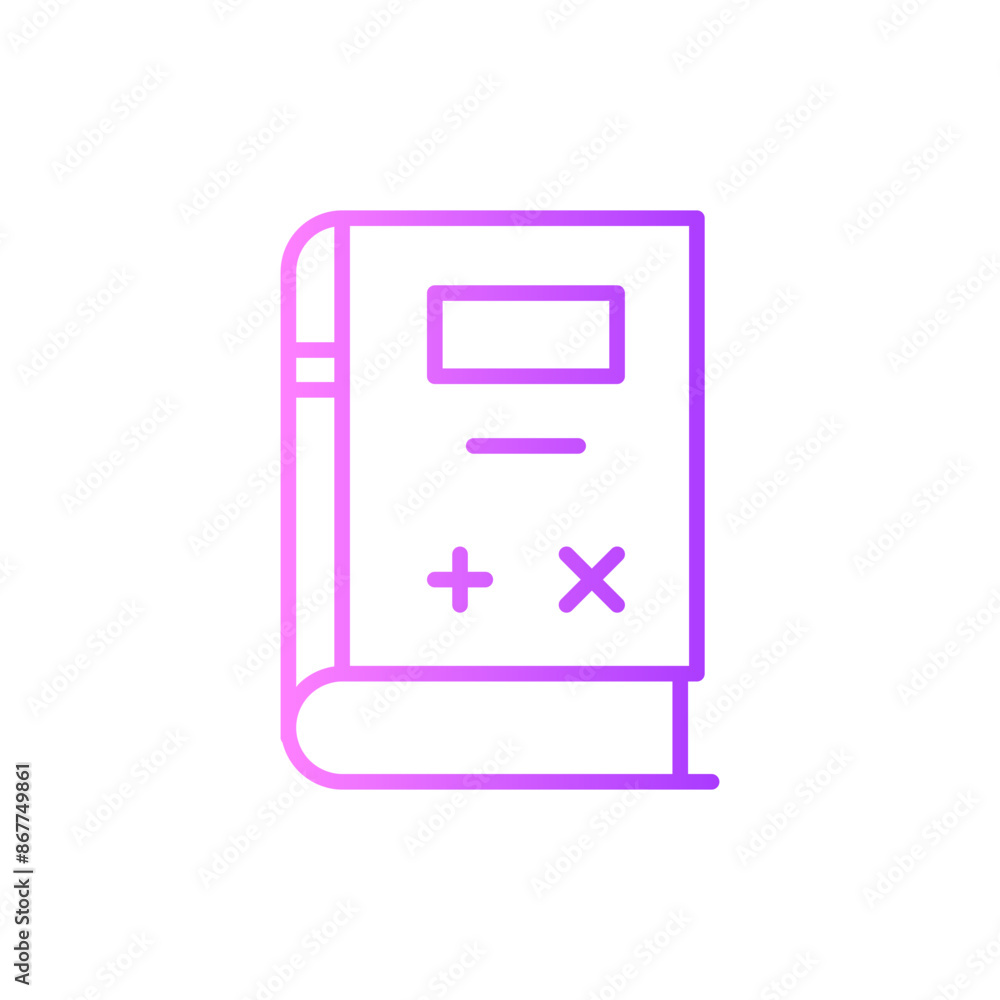 algebra gradient icon algebra gradient icon