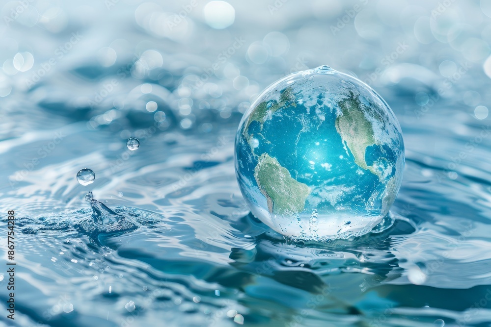 Digital Flyer for World Water Day Online Meeting | Promotional Image for Water Awareness Event | High-Resolution Online Meeting Flyer Digital Flyer for World Water Day Online Meeting | Promotional Image for Water Awareness Event | High-Resolution Online Meeting Flyer