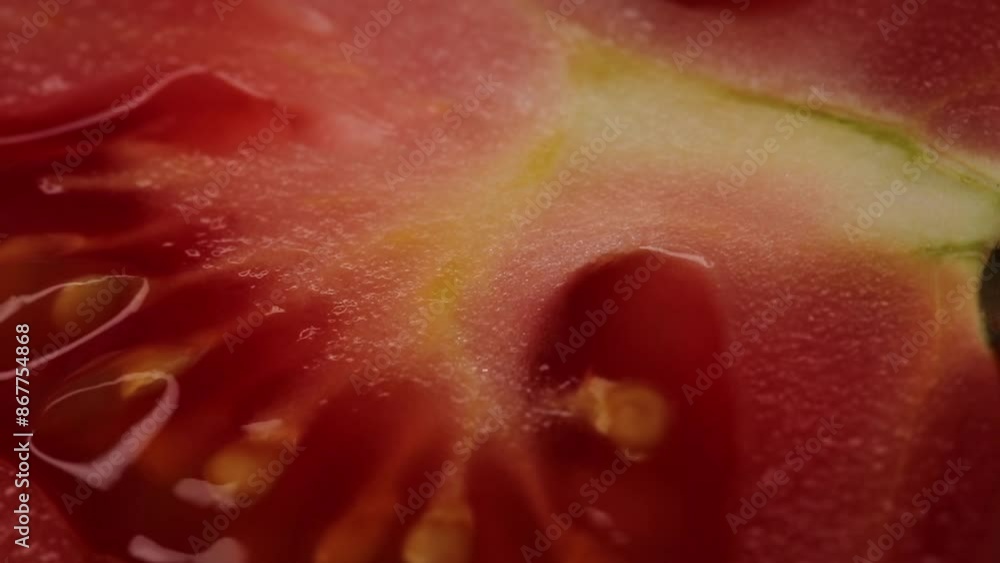 Fresh cut red tomato for salad, vegetables for healthy eating Fresh cut red tomato for salad, vegetables for healthy eating