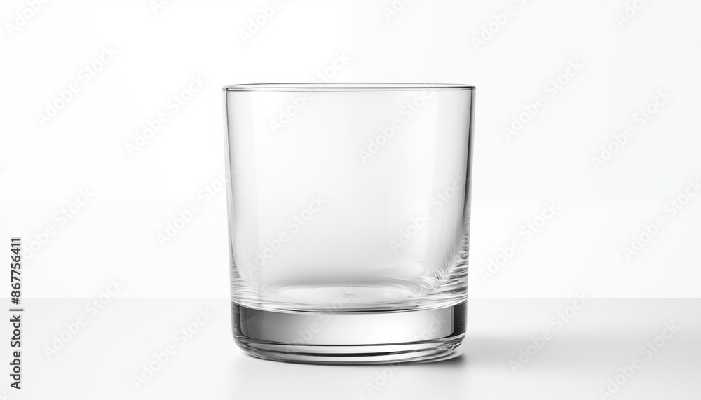 empty glass isolated on white empty glass isolated on white