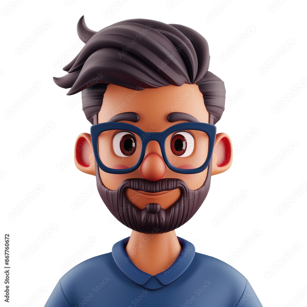 Handsome man memoji, emoji icon 3d render isolated on white, transparent background png, boy, guy Handsome man memoji, emoji icon 3d render isolated on white, transparent background png, boy, guy