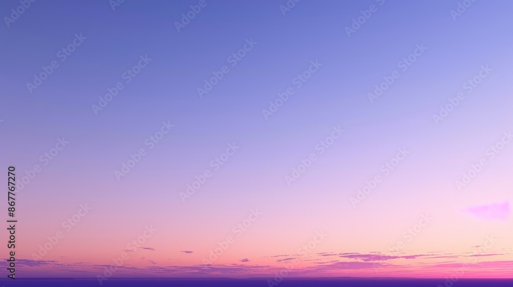 A serene purple twilight sky A serene purple twilight sky