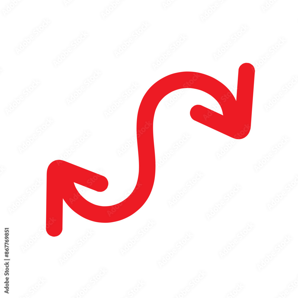 Red Hand drawn arrow icon. Arrow sketch graphic design for education and business use. Red Hand drawn arrow icon. Arrow sketch graphic design for education and business use.