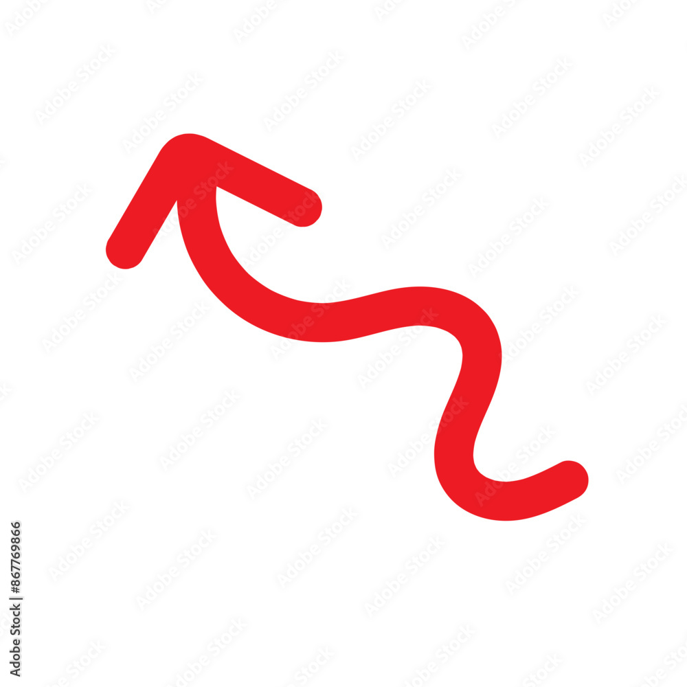 Red Hand drawn arrow icon. Arrow sketch graphic design for education and business use. Red Hand drawn arrow icon. Arrow sketch graphic design for education and business use.