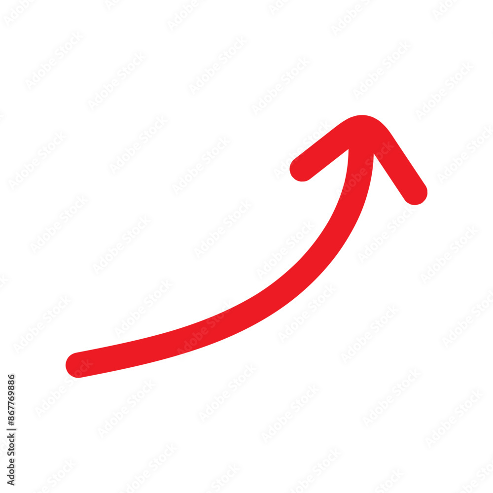 Red Hand drawn arrow icon. Arrow sketch graphic design for education and business use. Red Hand drawn arrow icon. Arrow sketch graphic design for education and business use.