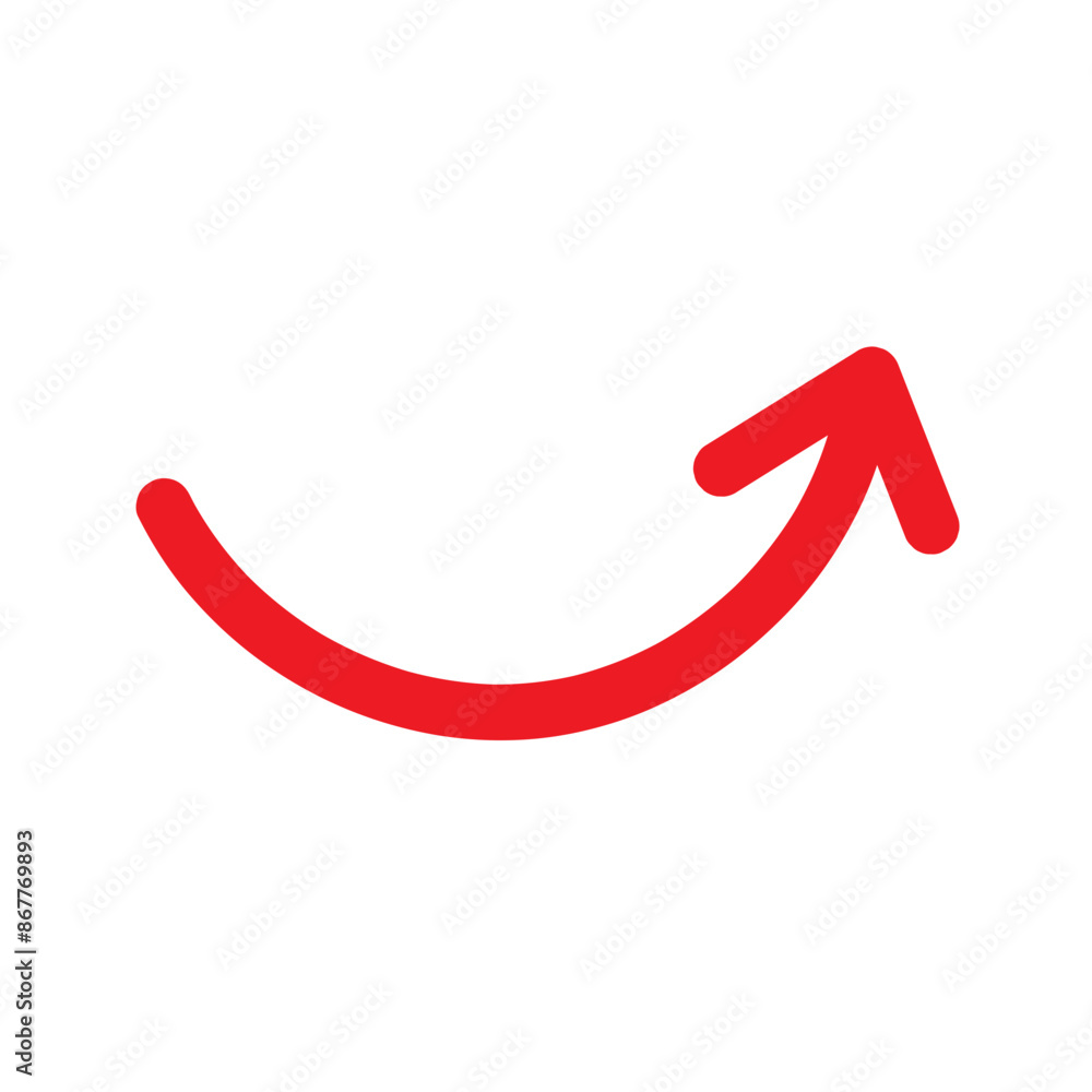 Red Hand drawn arrow icon. Arrow sketch graphic design for education and business use. Red Hand drawn arrow icon. Arrow sketch graphic design for education and business use.