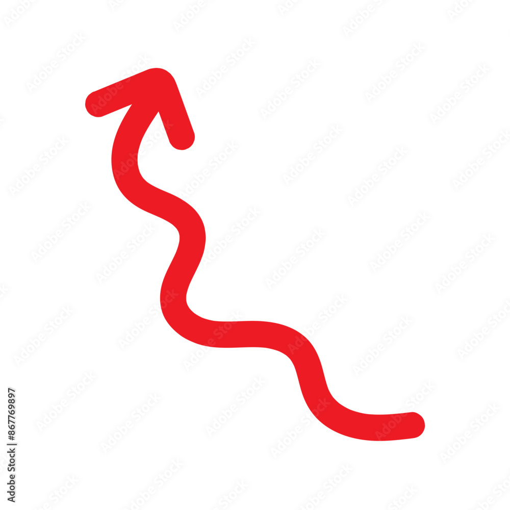 Red Hand drawn arrow icon. Arrow sketch graphic design for education and business use. Red Hand drawn arrow icon. Arrow sketch graphic design for education and business use.