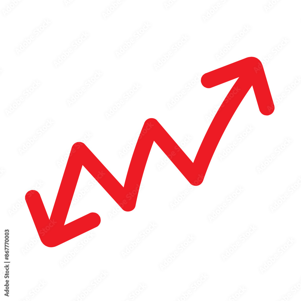 Red Hand drawn arrow icon. Arrow sketch graphic design for education and business use. Red Hand drawn arrow icon. Arrow sketch graphic design for education and business use.