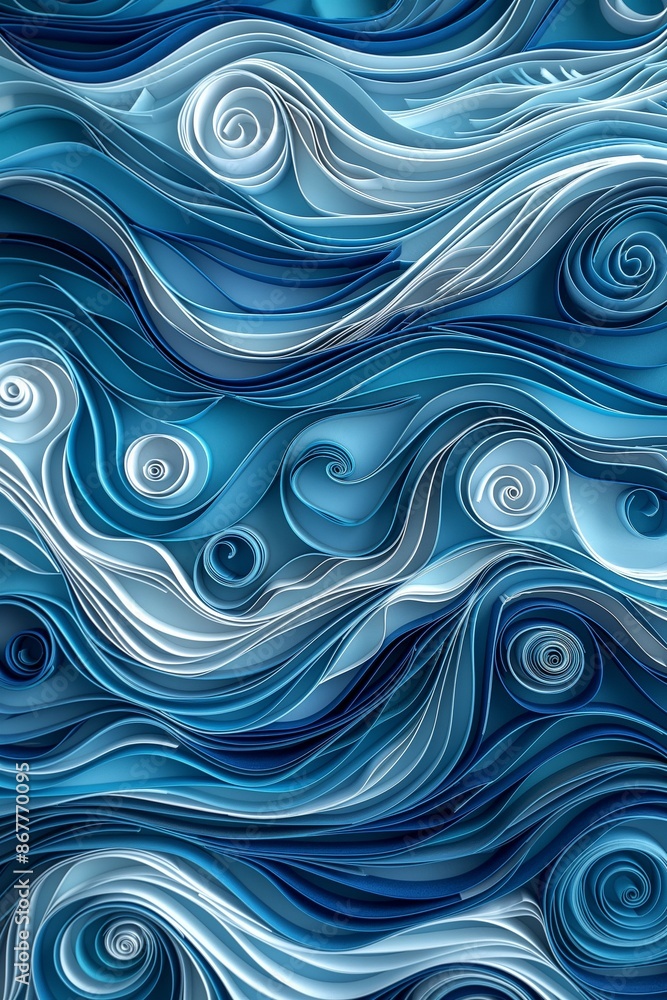 blue paper shapes blue paper shapes