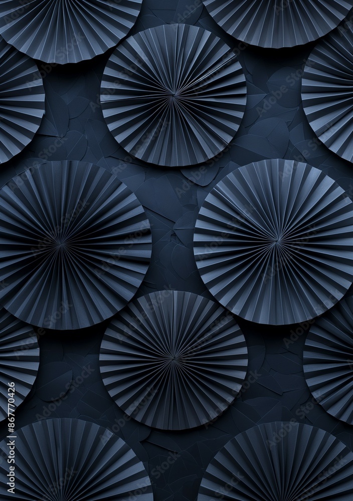 blue paper shapes blue paper shapes