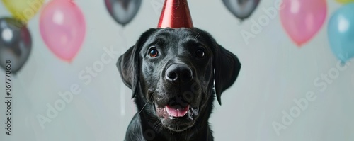 black labrador retriever puppy photo