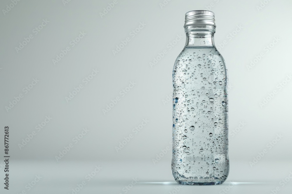 Glass Bottle of Sparkling Water Glass Bottle of Sparkling Water