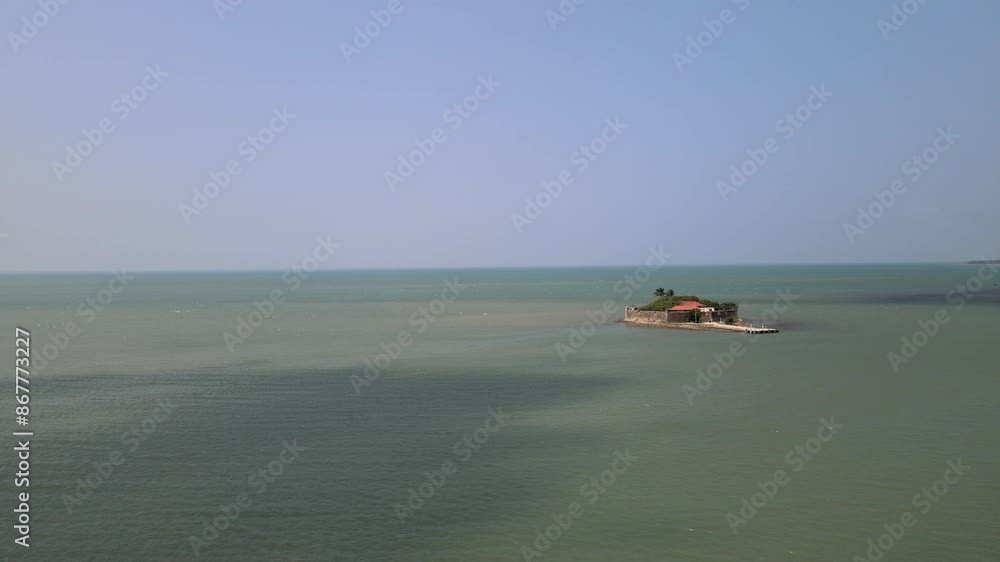 The aerial view of the North Coast of Sri Lanka The aerial view of the North Coast of Sri Lanka