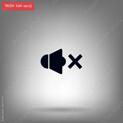 Vector illustration, gray background.
