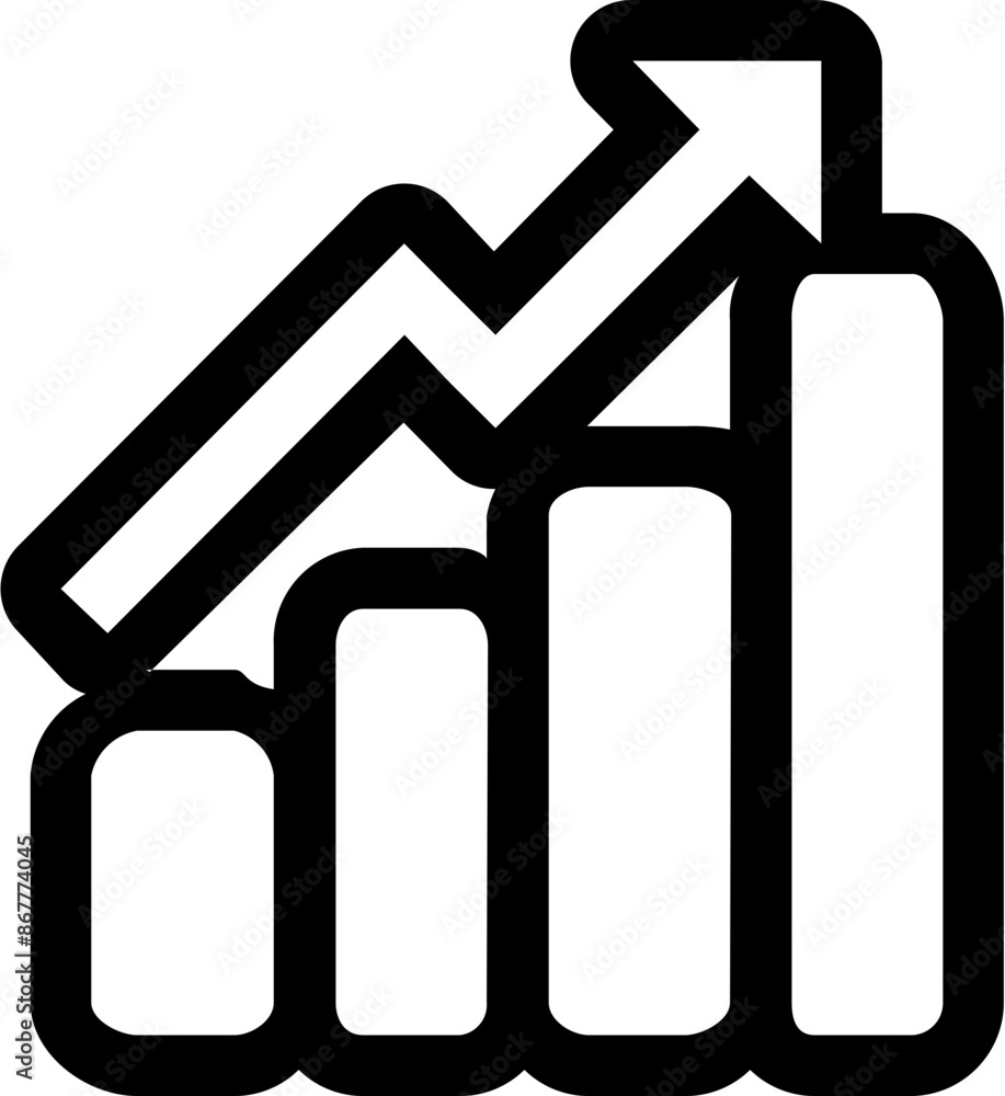 analytics icon on a white background analytics icon on a white background