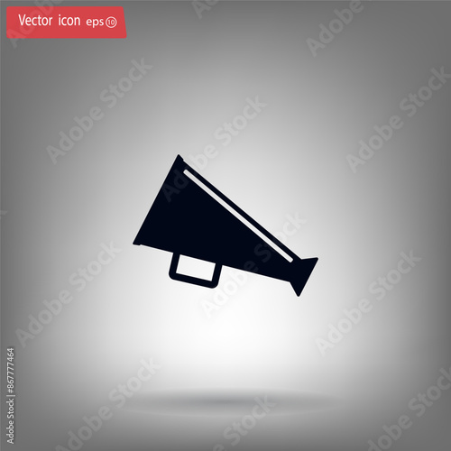 Vector illustration, gray background.