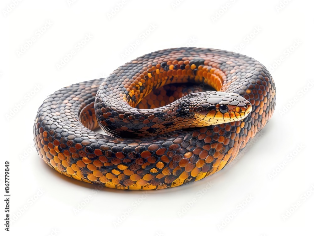 Fototapeta premium Taipan isolated on white background
