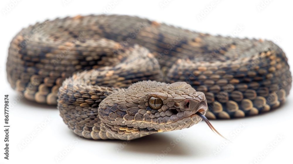 Obraz premium Viper isolated on white background