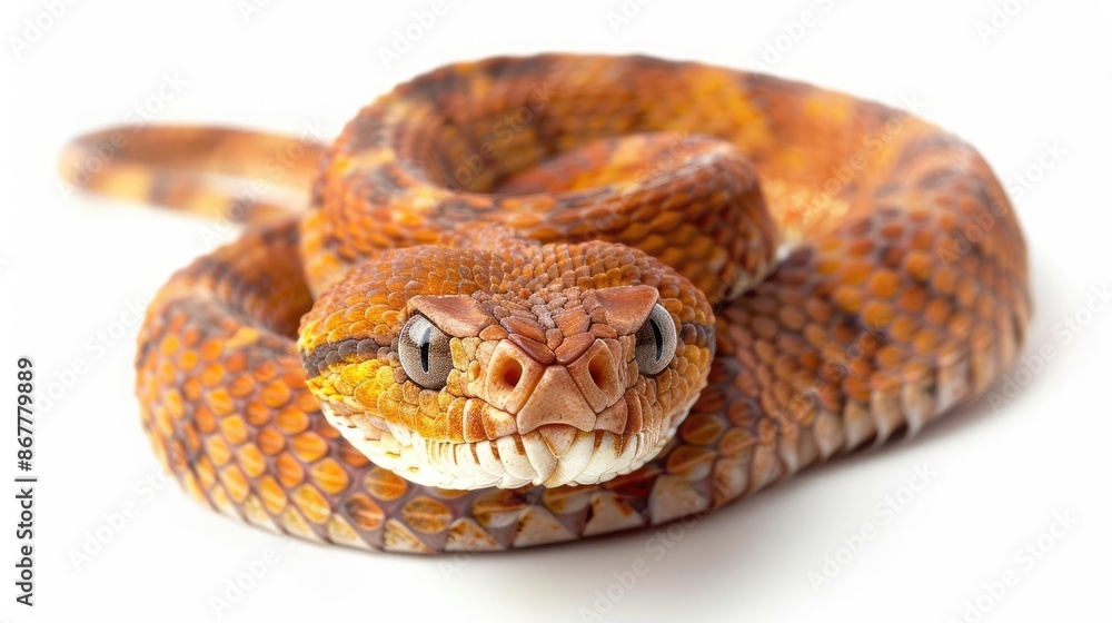 Obraz premium Viper isolated on white background