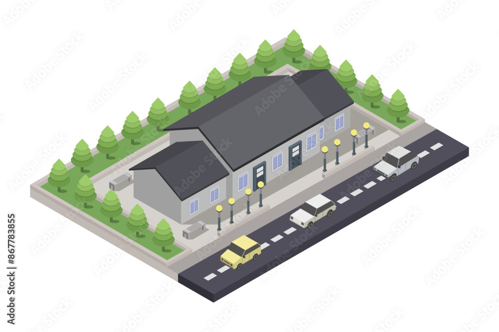 House isometric House isometric