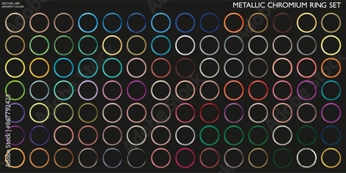 pack of rings with different colors