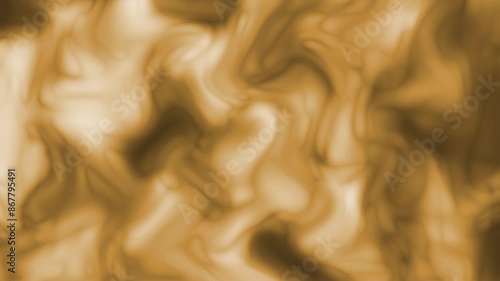 Liquid orange color animation on liquid background 4k video.