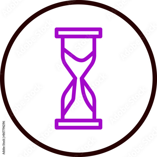 update Vector Line Purple Circle Black