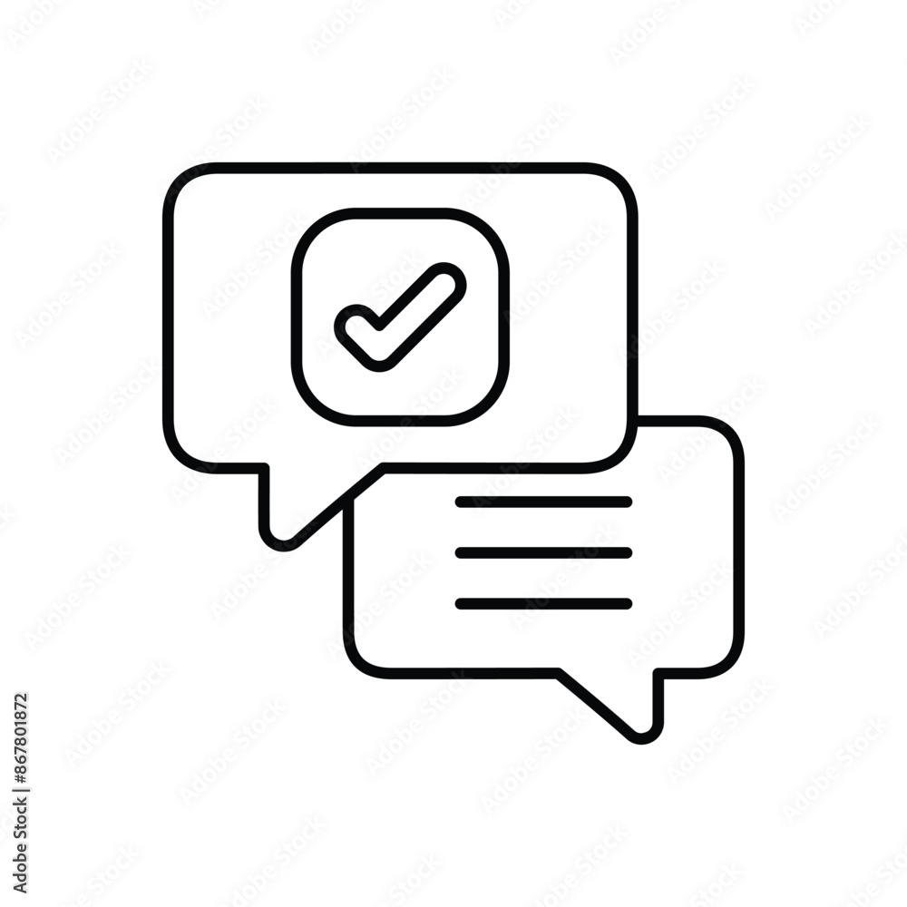 Chat icon design with white background stock illustration Chat icon design with white background stock illustration