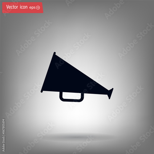 Vector illustration, gray background.